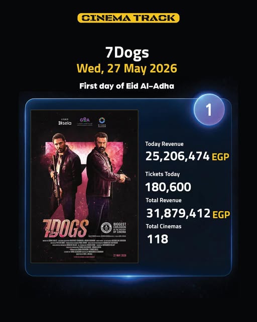 إيرادات فيلم 7DOGS